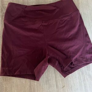 Women's Burgundy Shorts